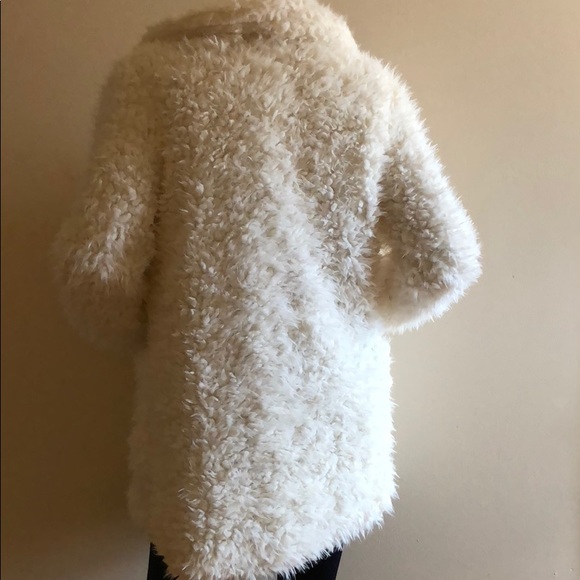 1 LEFT!  Faux Shaggy Open Front coat - Picture 8 of 8